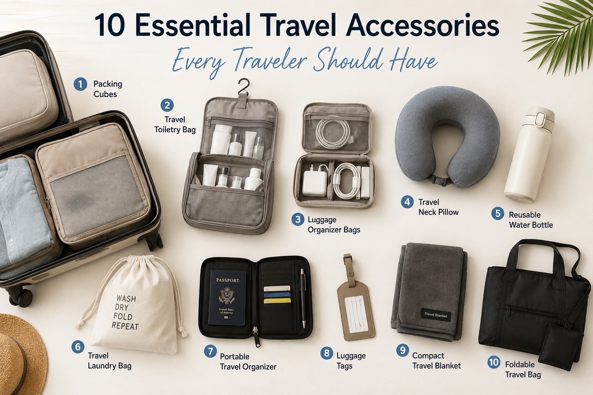 10 Essential Travel Accessories Every Traveler Should Have