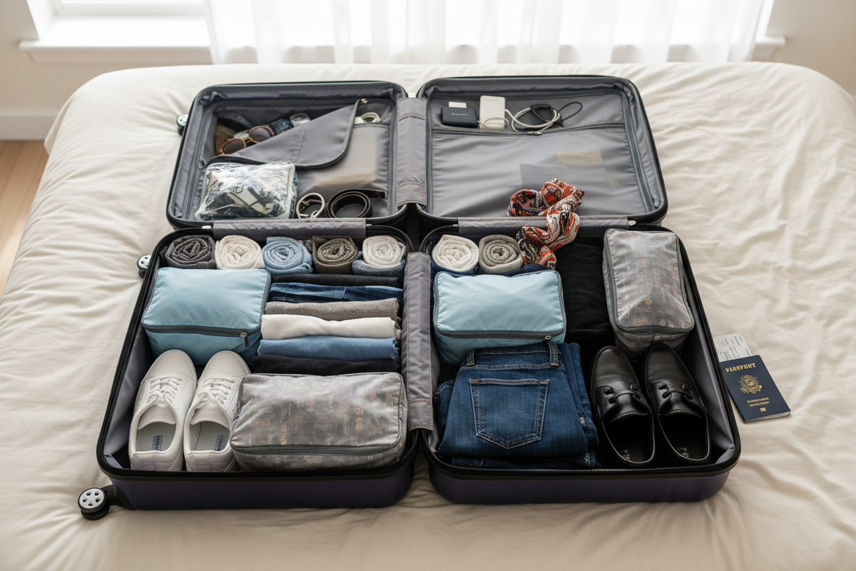 How to Pack a Suitcase Efficiently: 15 Packing Tips That Save Space