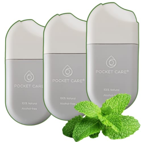 POCKET CARE | 3 Pack Mint-Scented Hand cleanser Spray 15 ml by NEWCONCEPTS