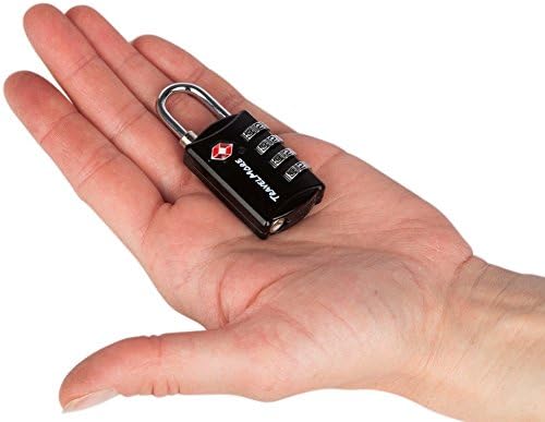 TSA Luggage Locks with 4 Digit Combination – Heavy Duty Set Your Own Padlocks - Image 5