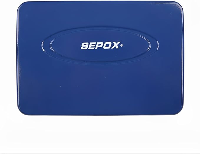 SEPOX® 4Pcs Water/Fire-Resistant Portable Security Case Lock Box Steel - Image 7