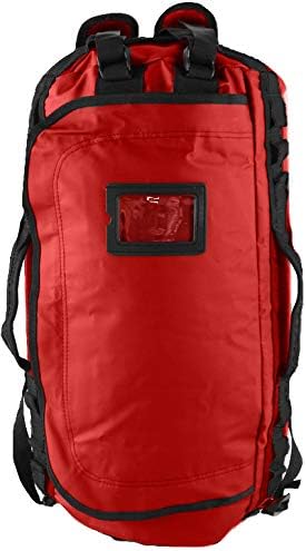 Element Equipment Trailhead Duffel Bag Shoulder Straps Waterproof Red Small - Image 6