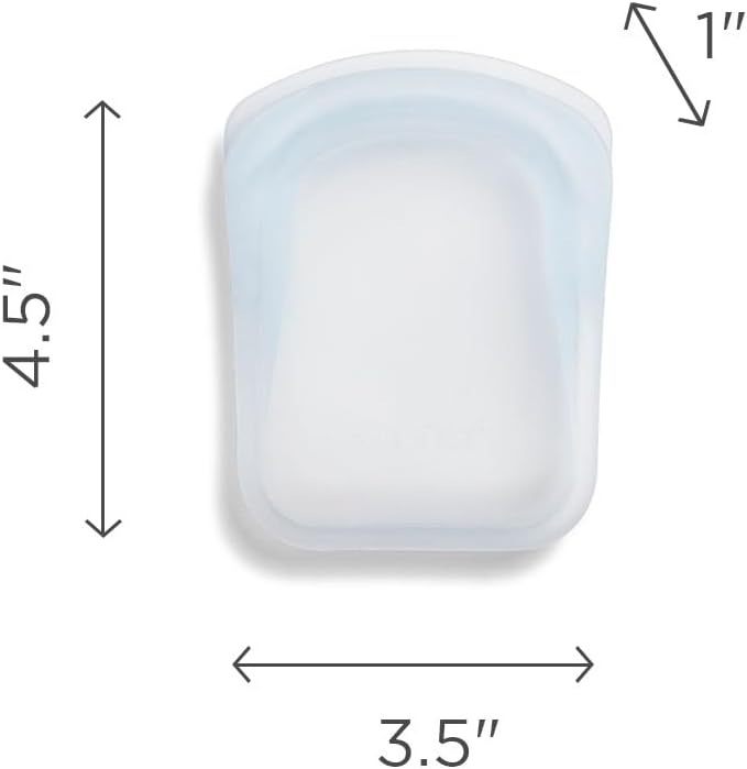 Stasher Premium Silicone Reusable Food Storage Pocket Bags, Lunch Bag, Travel - Image 5
