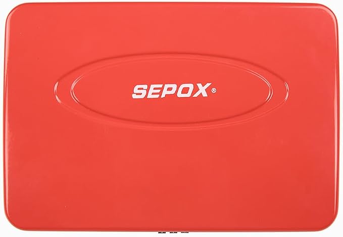 SEPOX Portable Security Case Lock Box Steel, Personal Travel Safe Storage - Image 4