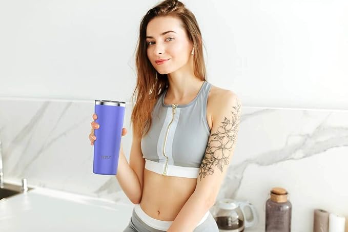 THILY Tumbler Stainless Steel Travel Mug 26 oz Triple-Insulated Coffee Cup - Image 7