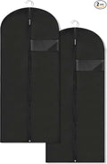 Garment Bags for Hanging Clothes, Dress Bags for Gowns Long, 2 Pack by LXLOVESMEggRings