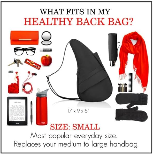 AmeriBag 17" Microfiber Crossbody Sling Healthy Back Bag - Image 9