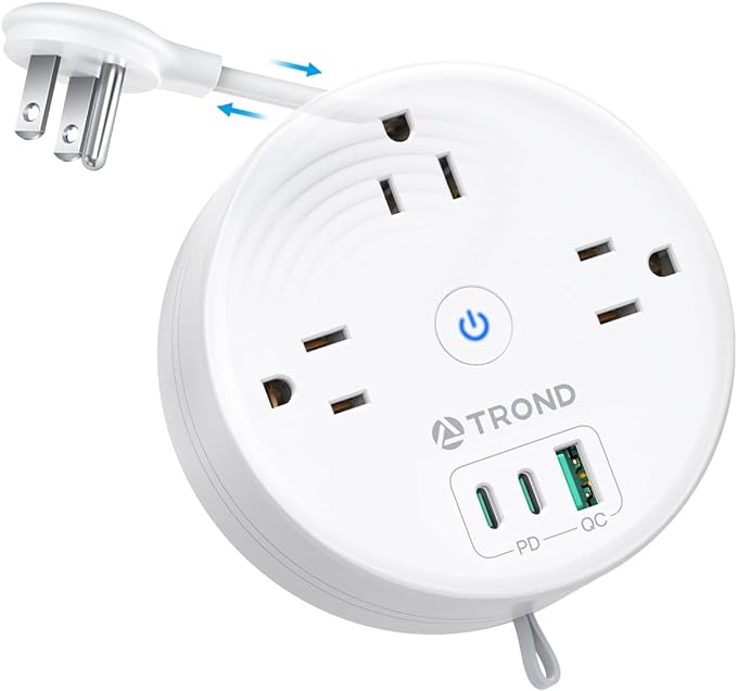 TROND 20W USB C Travel Power Strip by TRONDOfficial