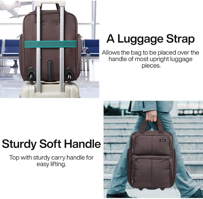 Hanke Softside Expandable Underseat Carry On luggage - Image 7