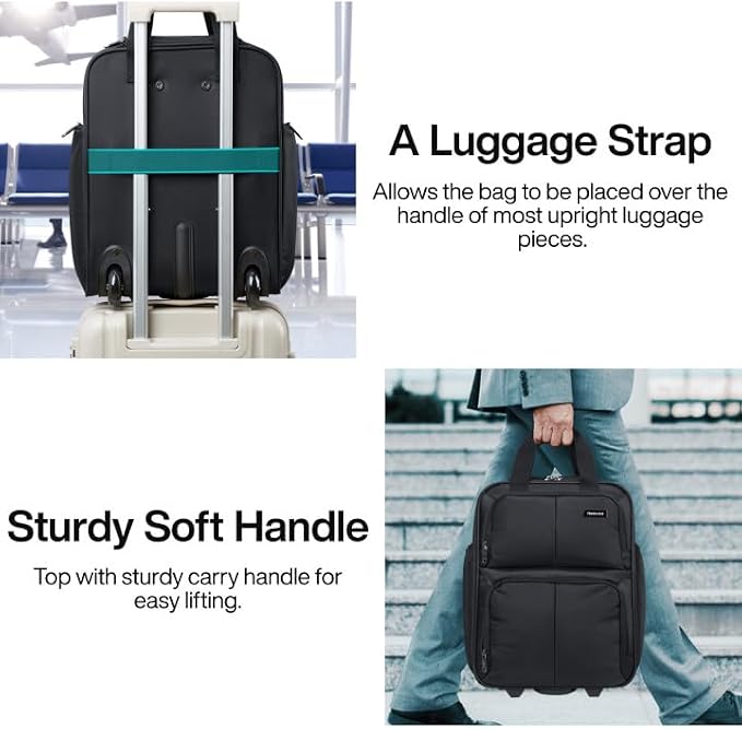 Hanke Softside Underseat Carry On Luggage - Image 7
