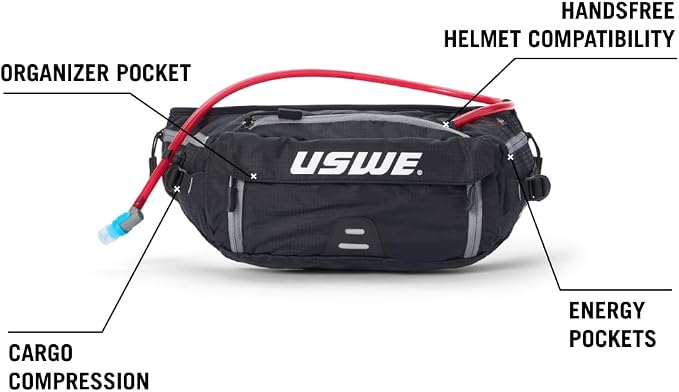 USWE Zulo Hydration Hip Pack - - Image 5