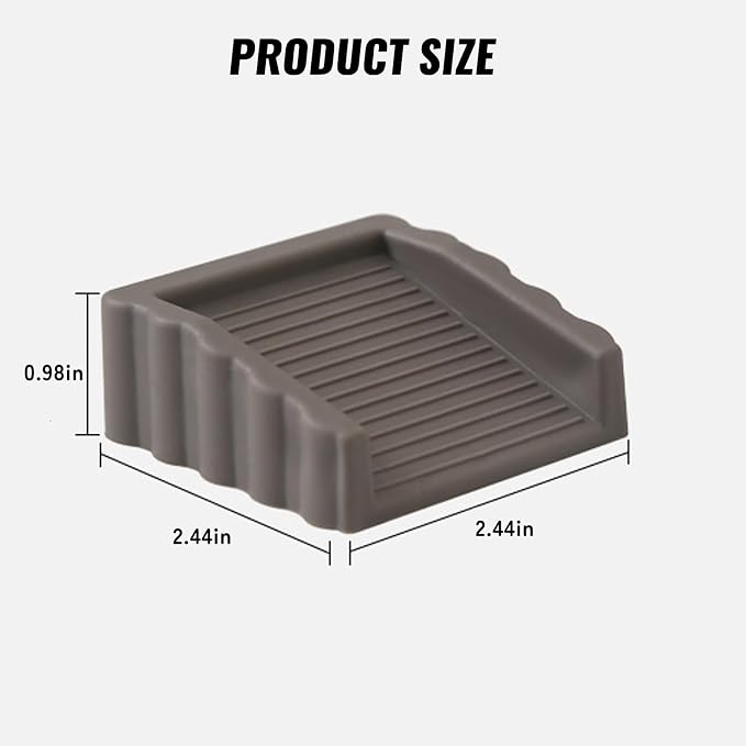 4Pack Door Stoppers Doorstop, Rubber Door Stoppers Wedge, Doors Stops - Image 7