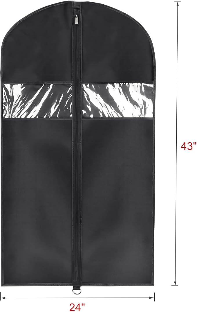 Univivi Garment Bag Suit Bag for Storage and Travel 43 inch, Washable Suit - Image 2