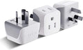 Ceptics Australia Power Plug Adapter, 2 in 1 Type I Plug Adapter, US to by Ceptics
