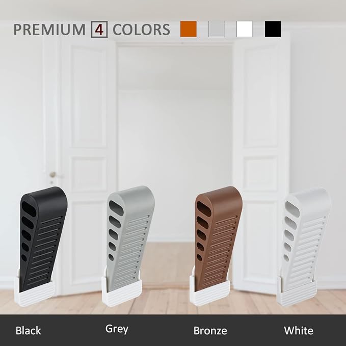 JQK Rubber Door Stopper Wedge, Wooden Floor, DSB61-GY-P9 - Image 9