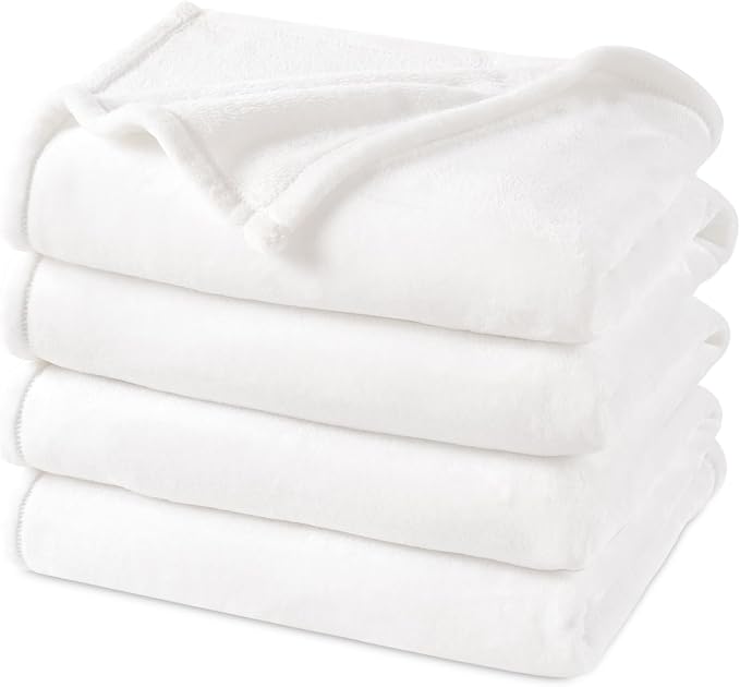 PHF Ultra Soft Fleece Blanket Queen Size, No Shed No Pilling Luxury Plush Cozy by PHF