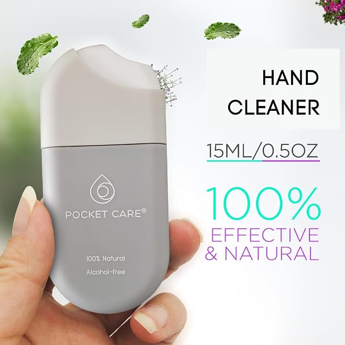 POCKET CARE | 3 Pack Grape scented Hand Cleanser Moisturizing Spray 1.5 Fl OZ- - Image 5