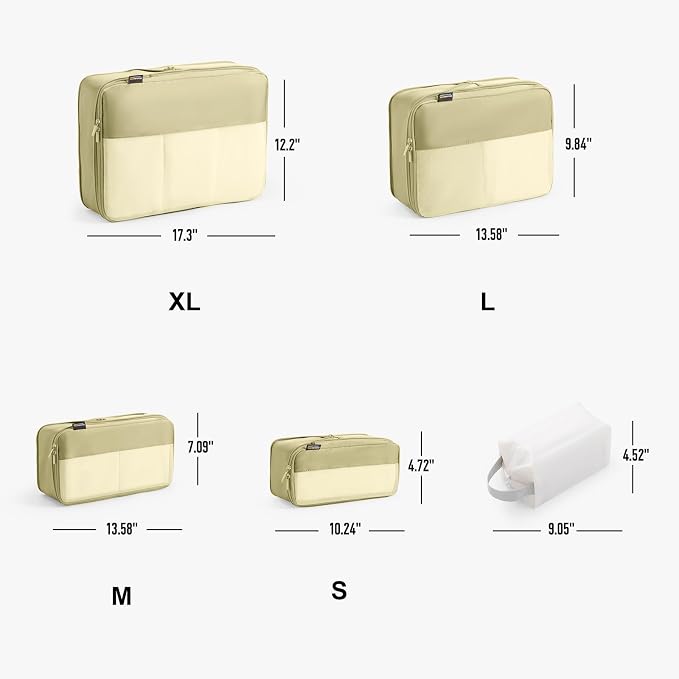6 Set Compression Packing Cubes - Image 4