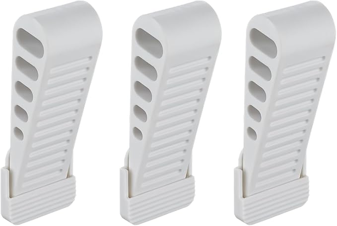 JQK Rubber Door Stopper Wedge, Wooden Floor, DSB61-WH-P3 by Homeimprovement