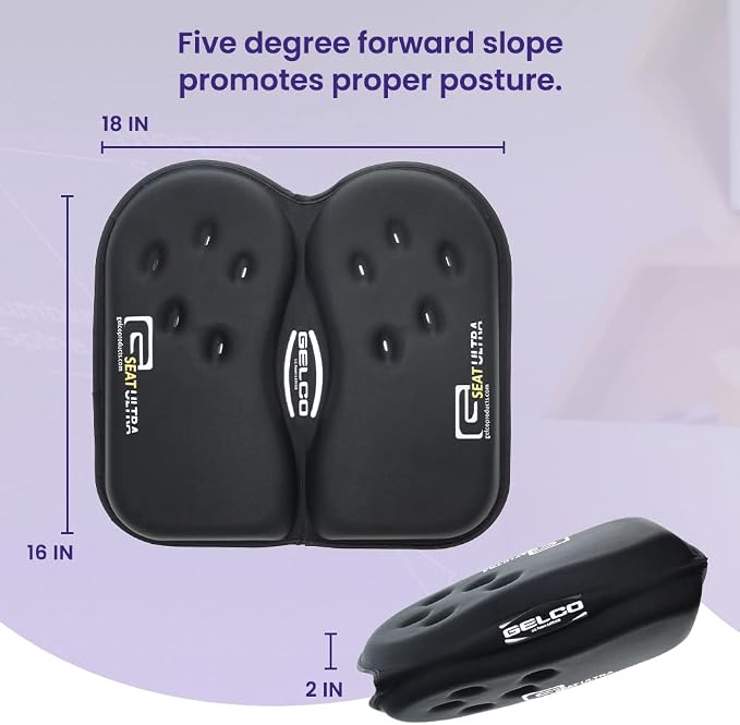 GSeat Ultra Large Gel and Foam Coccyx Seat Cushion - Image 3