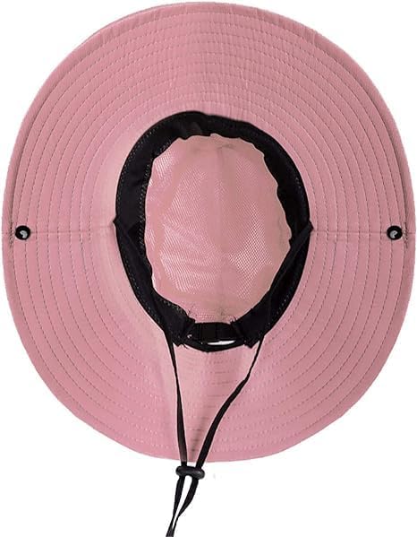 ZOORON Women's Ponytail Safari Sun Hat, Wide Brim UV Protection Outdoor Bucket - Image 2