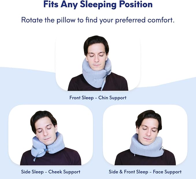 C CUSHION LAB Travel Pillow, Award-Winning Patented Ergonomic Design - Image 4