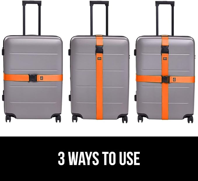 GORILLA GRIP Heavy Duty Adjustable Luggage Straps - Image 6