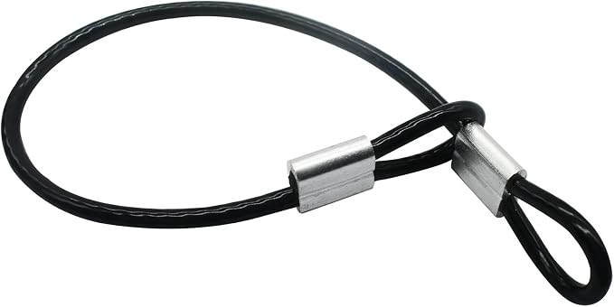 5 Pcs 4mm Wire 48 inch Vinyl Coated Stainless Steel Cable by Floyutin