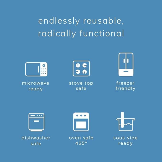 Stasher Premium Silicone Reusable Food Storage Stand-Up Bag Mega, Sous Vide - Image 2