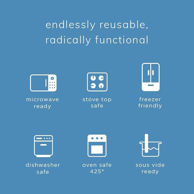 Stasher Premium Silicone Reusable Food Storage Stand-Up Mini Bag, Sous Vide - Image 2