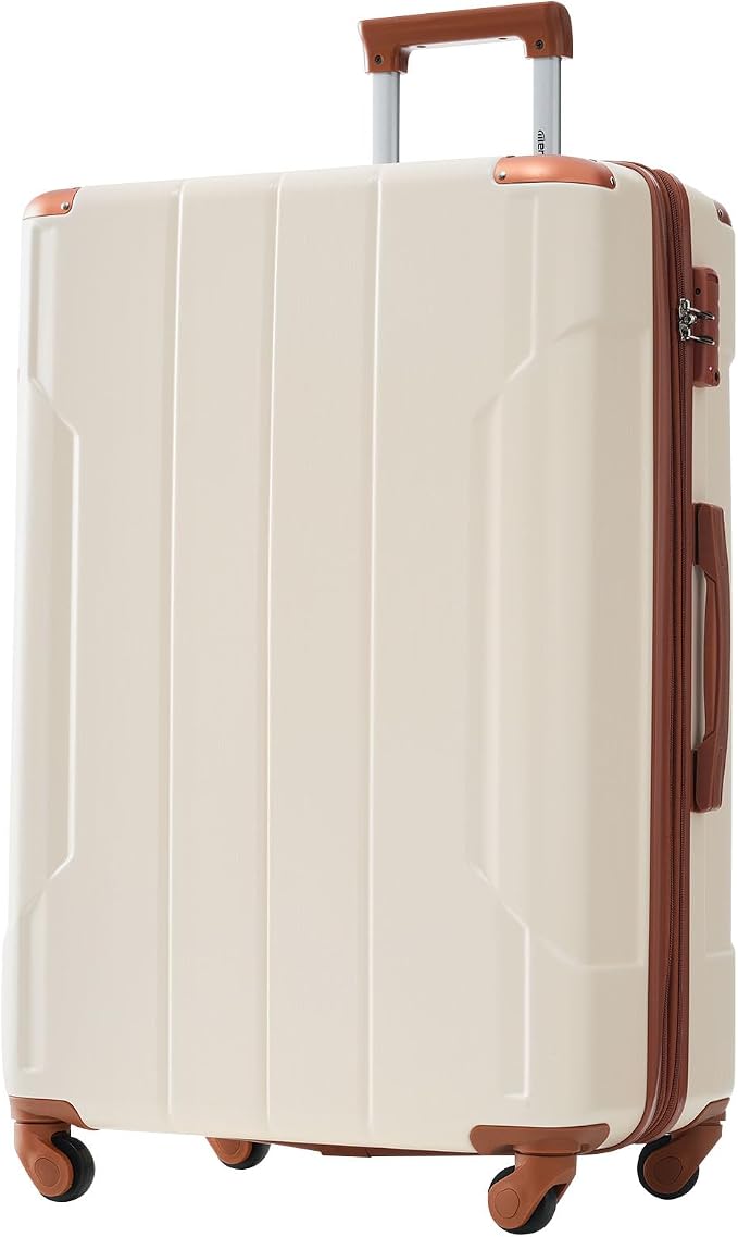 Merax 28 Inch Checked-Large Luggage by Merax