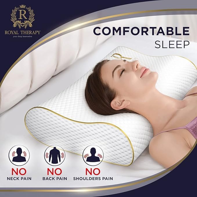 2-Pack Travel Memory Foam Pillow, Cervical - Image 7