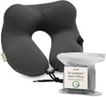Coop Home Goods AirJustable Travel Neck Pillow, Inflatable, Adjustable Support by CoopSleepGoods