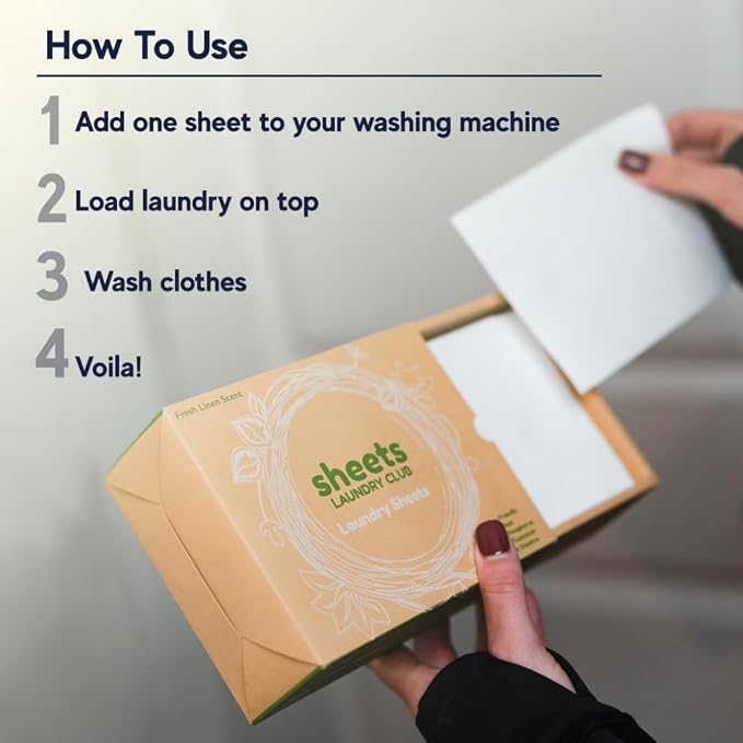 Sheets Laundry Club Laundry Detergent Sheets, 100 Loads - Image 4