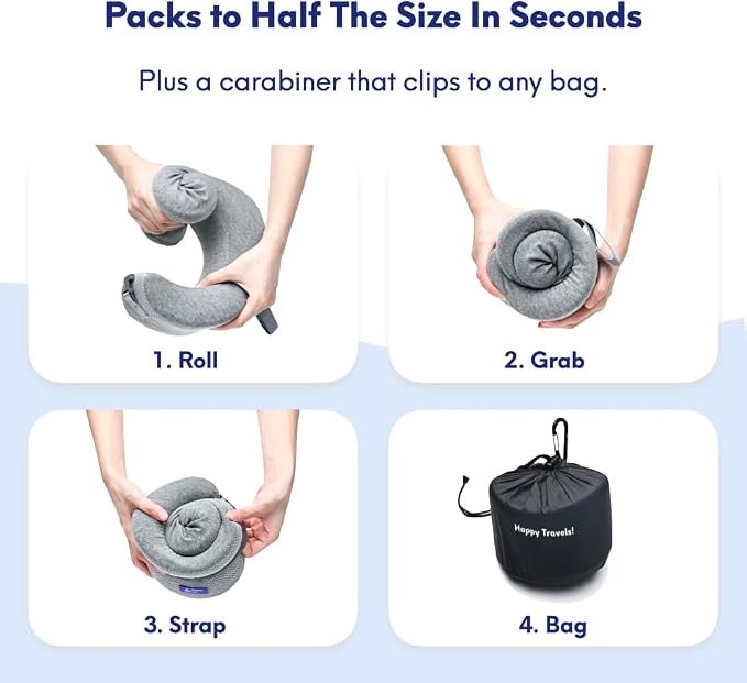 C CUSHION LAB Travel Pillow, Award-Winning Patented Ergonomic Design - Image 6