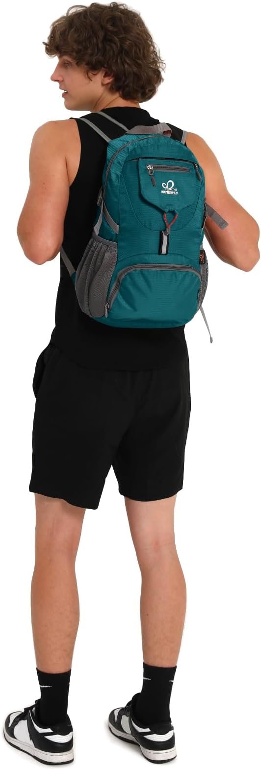WATERFLY Small Lightweight Packable Backpack: 20l Ultra Light Foldable Travel - Image 8