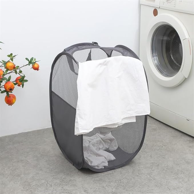 Pop Up Hampers 3 Pack with Extra Large Laundry Bags 6 Pack, Varied Colors - Image 5