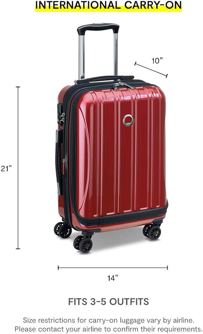 Delsey Luggage Aero 2 Piece Set Spinner Suitcase - Image 4