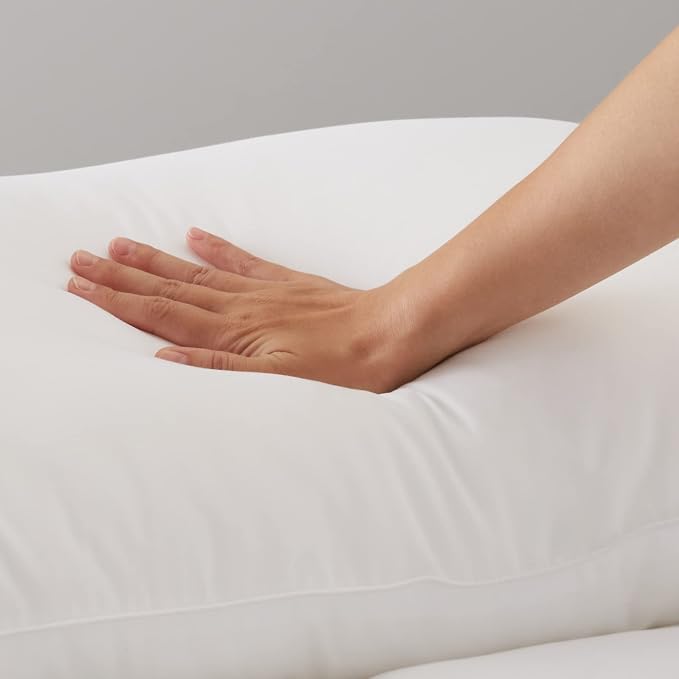 Amazon Basics Down Alternative Bed Pillows and Pillow Protector Case 2-Piece Set - Image 8