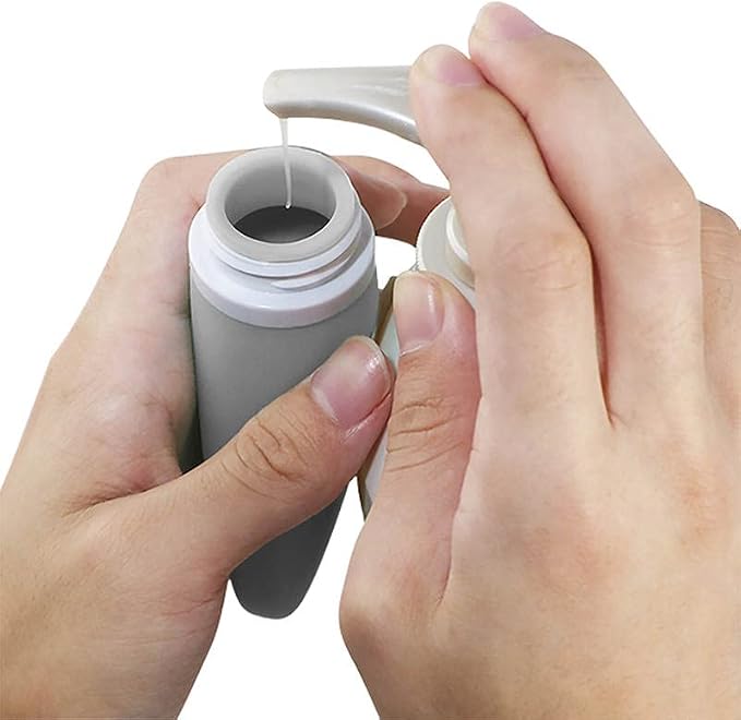 Travel Bottles for Toiletries, TSA Approved 3oz Leak Proof Silicone Refillable - Image 5