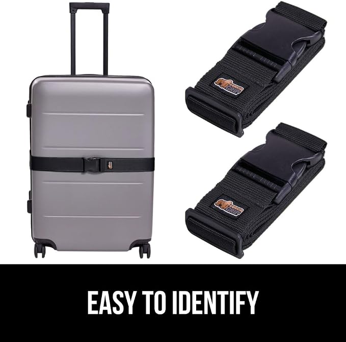 GORILLA GRIP Heavy Duty Adjustable Luggage Straps - Image 4
