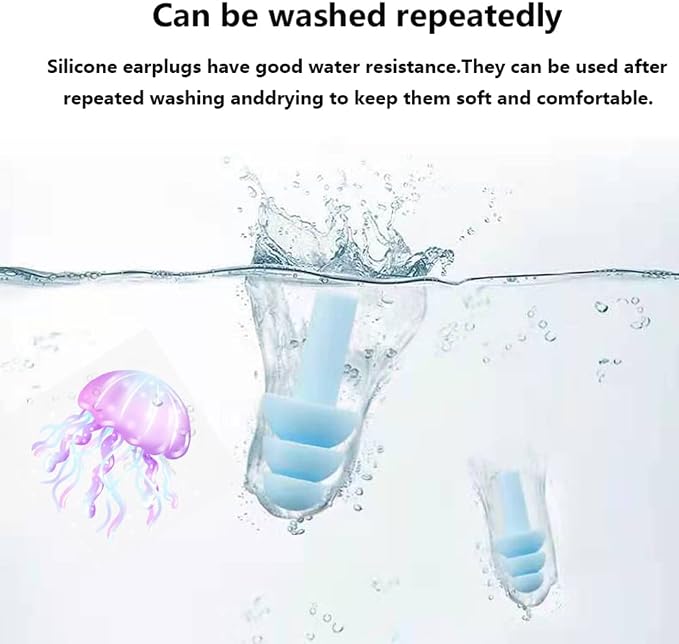 Earplugs for Sleeping Noise Cancelling, Reusable Ear Plugs– Super Soft - Image 4