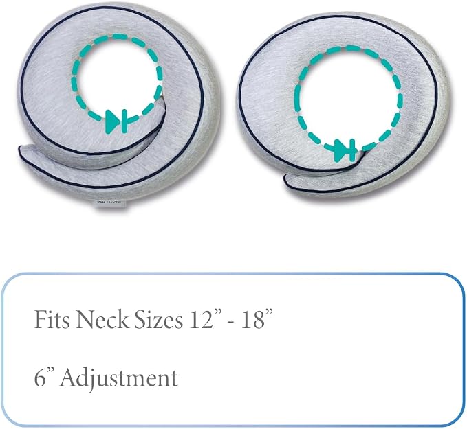 Memory Foam Travel Pillow | Provides Real Support to Head, Neck and Chin | Best - Image 6