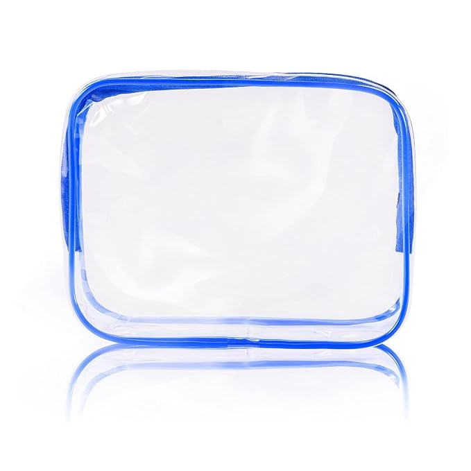 4Pcs Crystal Clear PVC Travel Toiletry Bag Kit - Image 8