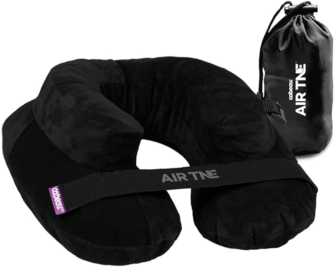 Cabeau Inflatable Travel Pillow – Air TNE – Adjustable, Lightweight, and by Cabeau