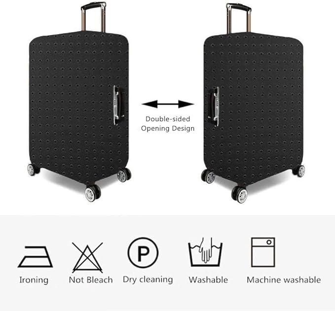 7-Mi Travel Luggage Cover Protector, Washable Suitcase Protector Anti-scratch - Image 2