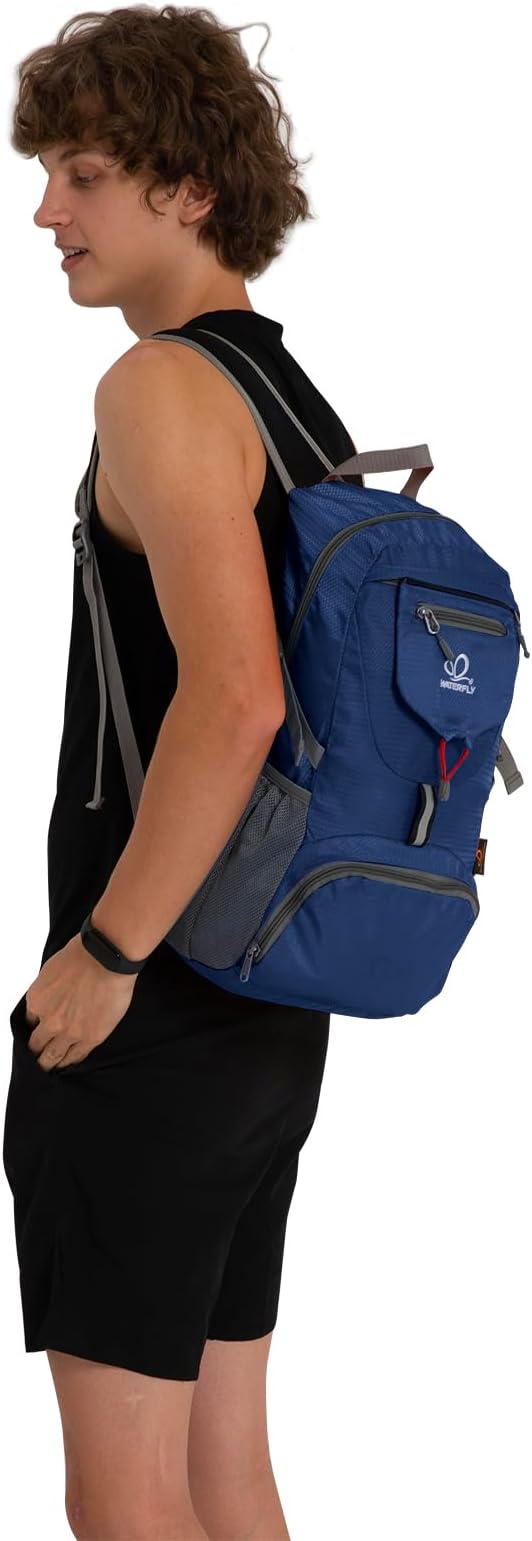 WATERFLY Small Lightweight Packable Backpack: 20l Ultra Light Foldable Travel - Image 8