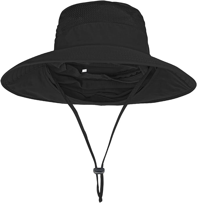 Sun Hats for Men Women Fishing Hat UPF 50+ Breathable Wide Brim Bucket Hats - Image 2