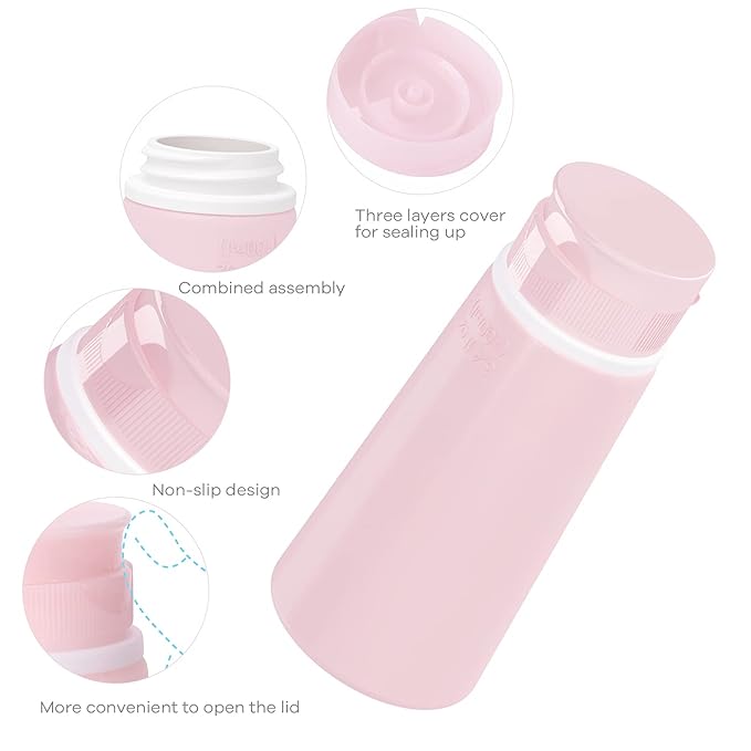 Valourgo Travel Bottles for Toiletries Tsa Approved Travel Size Containers BPA - Image 4