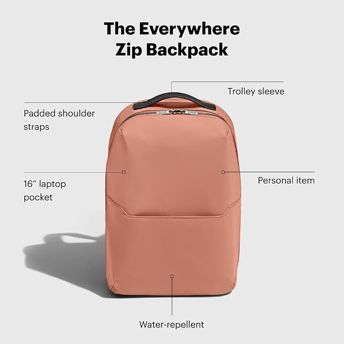 Away Everywhere Zip Backpack, Travel Backpack - Image 3